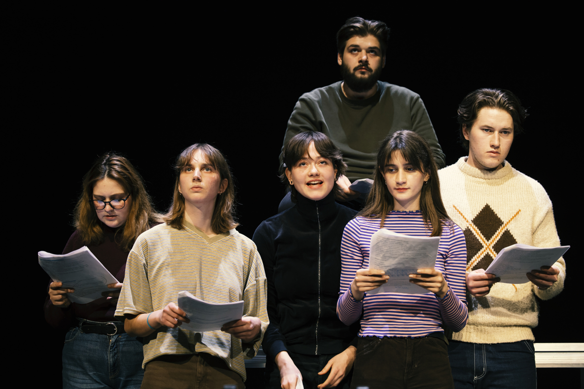 Photo of the Day of Nominees for the Slavko Grum Award at the 53rd Week of Slovenian Drama. Photo: Urška Boljkovac