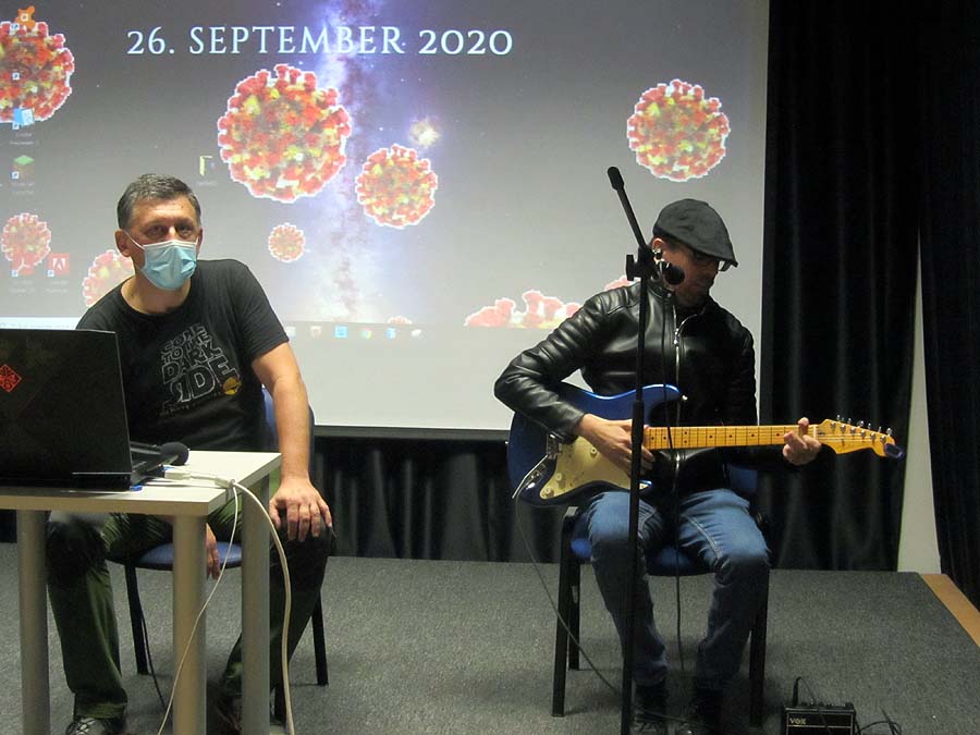 The opening of the Fanfest, Festival of Fantasy Literature in Celje, 2020.