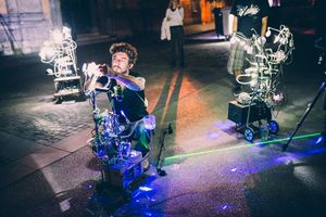 The Austrian collective <!--LINK'" 0:350--> and their acousto-optic machines at <!--LINK'" 0:351-->, 2015