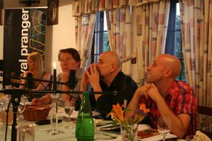 <!--LINK'" 0:453-->, meetings, panel discussions and readings of poetry are organised during the three-day event.