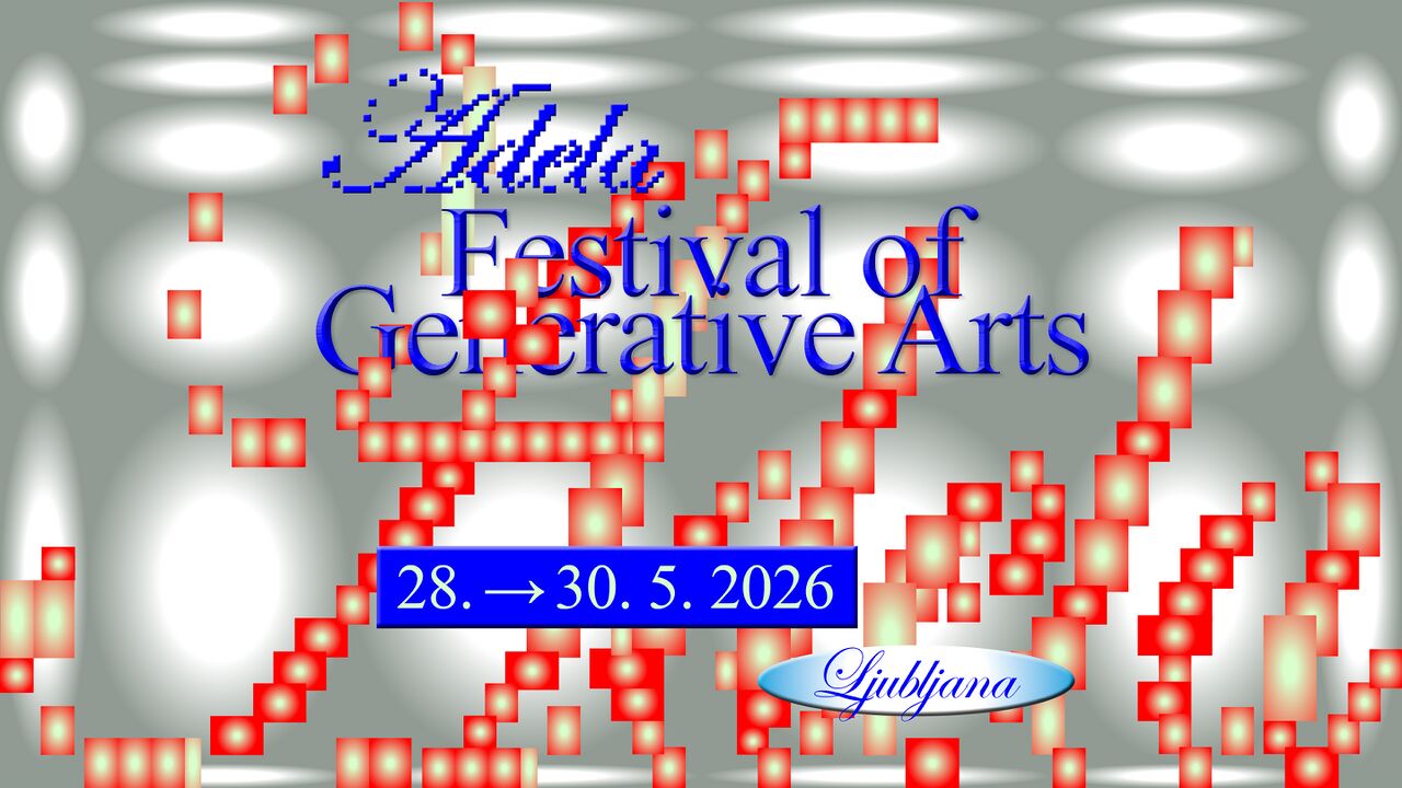 Visual identity of the 2026 edition of Adela festival.