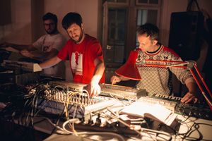 The analogue acid trio <!--LINK'" 0:375--> performing at <!--LINK'" 0:376-->, 2014