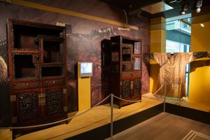 19th-century Chinese artifacts from the Skušek Collection featured in the permanent exhibition <i>Between Nature and Culture</i>, <!--LINK'" 0:767-->.
