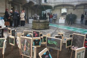 Opening of graphic design exhibition <i>Najboljše iz Vojvodine</i> at the <!--LINK'" 0:1181--> in 2008