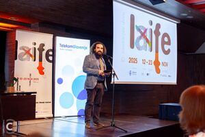 Jure Novak, <!--LINK'" 0:8--> director presents the 2025 <!--LINK'" 0:9--> edition at the press conference.
