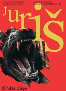 Poster for the play <i>Assault</i>, a production based on the life and work of Slovenian Partisan poet Karel Destovnik – Kajuh, <!--LINK'" 0:46--> 2023.