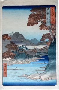 A 19th-century <i>Ukiyo-e</i> woodcut by Andō Hiroshige, Alma Karlin Collection, <!--LINK'" 0:120-->, K 825.