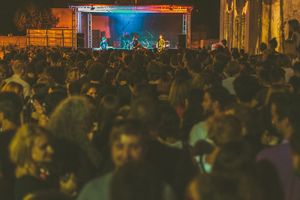 The extremly popular ska-punk act, <!--LINK'" 0:341-->, performing at UD festival, 2015