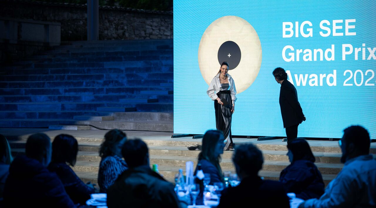 The award ceremony for the BigSEE Awards at the Big Architecture Festival in 2023.