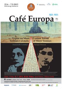 A poster for the <i>Café Europa</i> (FR) concert on the <!--LINK'" 0:199--> 2013