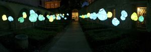 <i>Into the Blu</i>, a light garden by the Swiss artist Sophie Guyot, <!--LINK'" 0:1427-->, 2011