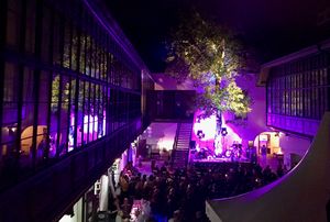 The stage in front of <!--LINK'" 0:169--> is enclosed by the inner courtyard of the <!--LINK'" 0:170-->, 2017