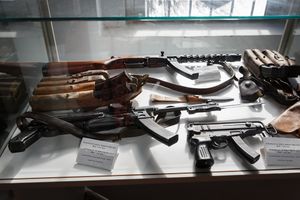 Yugoslav submachine guns exhibited at <!--LINK'" 0:254-->.