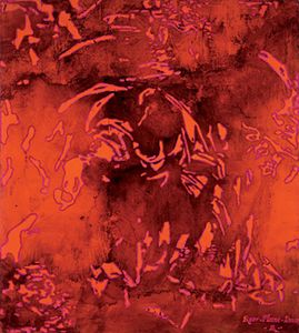 <i>Dvojni nič</i> [Double Nothing] painting by <!--LINK'" 0:208--> 227 x 203 cm, 2006&ndash;2008, <!--LINK'" 0:209-->