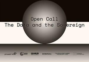 Project Atol Institute’s open residency call within the "The Data and the Sovereign" project. Design by Márk Fridvalszki, 2025.