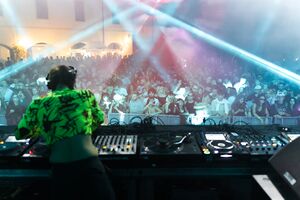 <i>Diskoloka</i> and DJ Dr. Rubinstein, <!--LINK'" 0:643--> 2023. Author: Anja Strojan