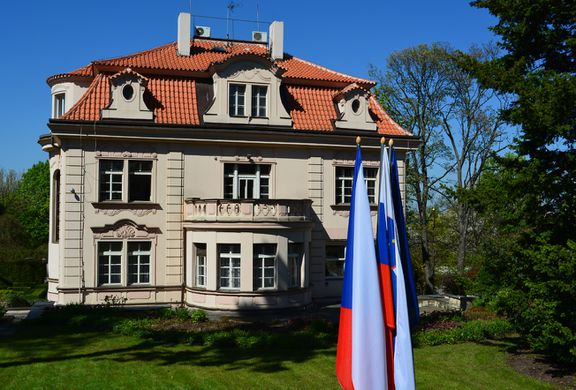 The Embassy of the Republic of Slovenia in Prague located at the Pod Hradbami 15, Praha 6, one of the most prestigious municipal districts of Prague where more than 60 diplomatic missions take place.