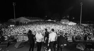 Rock band <!--LINK'" 0:798-->, that filled the venue in 2023. Author: Marko Čuk