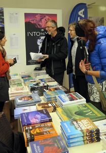 The traditional book fair at <!--LINK'" 0:357-->, 2014.