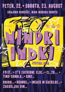 Nindri Indri Festival poster, 2025. Design: Gregor Purgaj