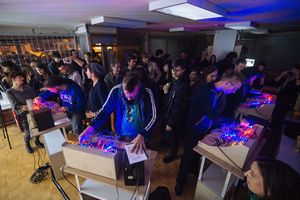 For the <!--LINK'" 0:874-->'s closing night, MoTA opened its new space to the public with the Sonic Pavillion exhibition, 2016.