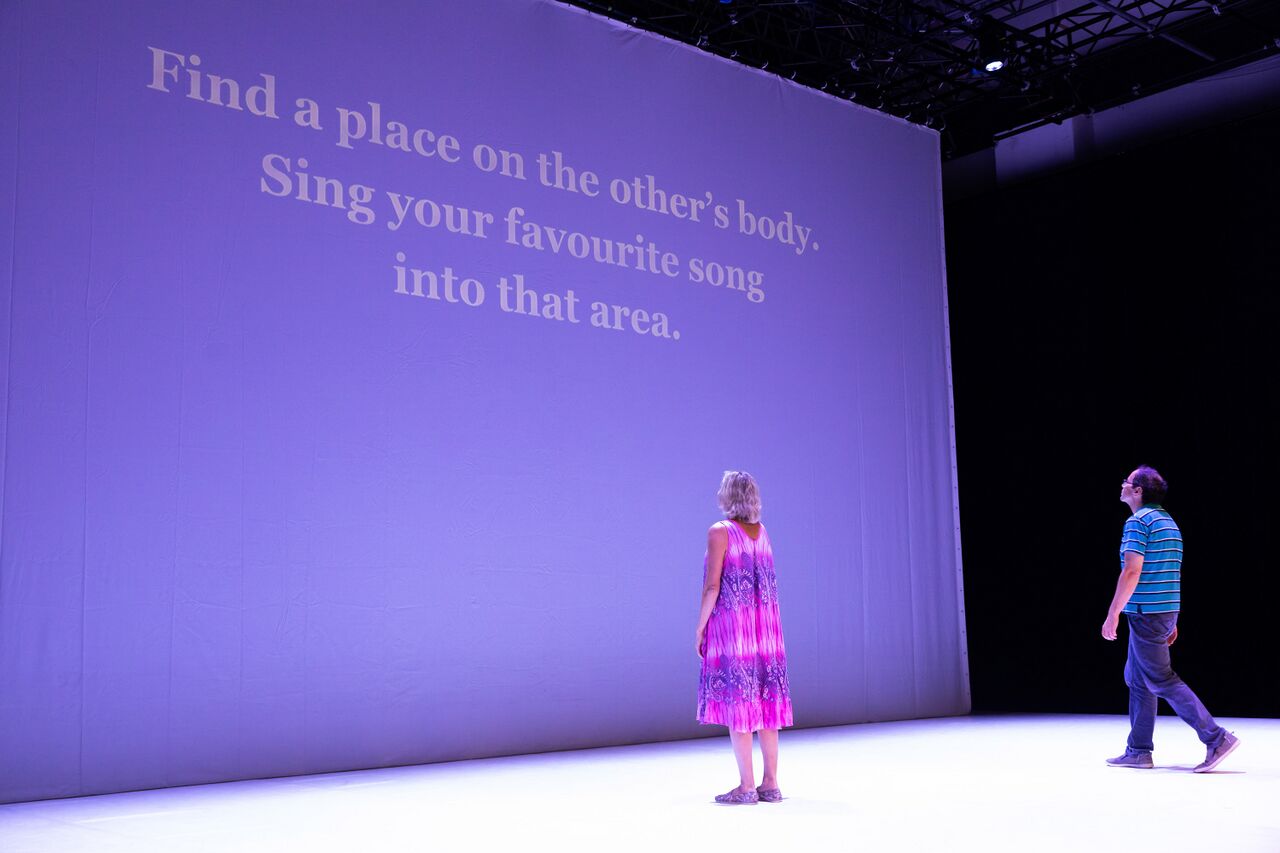 Performance Duos by Czech artistic group Temporary Collective at the Mladi levi Festival in 2023. Author: Nada Žgank