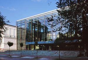 <!--LINK'" 0:53-->, view of the northern wing by <!--LINK'" 0:54--> and the entrance hall by <!--LINK'" 0:55-->, 2009.