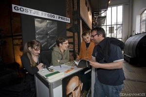 Press stand at 6th <!--LINK'" 0:912-->, in two festival days more than 40 short films from 20 countries were screened. 2009