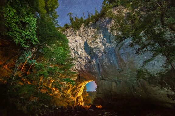 The Big Natural Bridge of Rakov Škocjan.