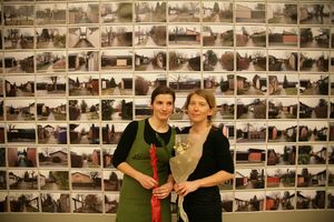<!--LINK'" 0:14--> and <!--LINK'" 0:15-->, the curators of the <i>AT HOME: Architects France and Marta Ivanšek</i> exhibition at <!--LINK'" 0:16-->, 2010