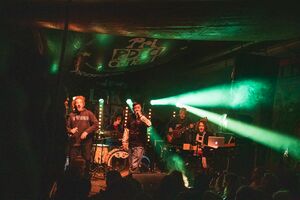 Rapper <!--LINK'" 0:778--> and band <!--LINK'" 0:779--> performing at <!--LINK'" 0:780--> in 2022. Author: Anja Strojan