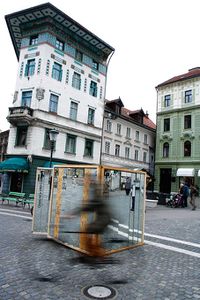 The project <i>Reflecting the Wish</i> by the <!--LINK'" 0:1023--> on the Prešeren Square in Ljubljana, 2008