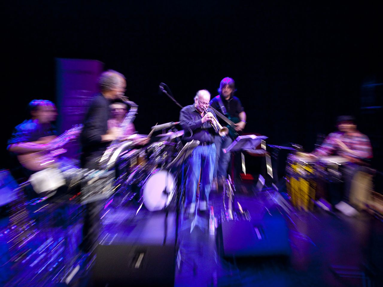 Karlheinz 'Carlitos' Miklin & Quinteto Argentina (At, AR) performing at October jazz, a small jazz festival held in the town of Nova Gorica, 2014