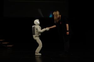 Asimo by Honda, supposedly the world's most advanced humanoid robot, hosted by the <!--LINK'" 0:785-->, 2014