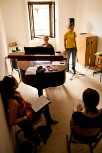 Vocals workshop at Novo mesto music school, <!--LINK'" 0:89-->, 2009.