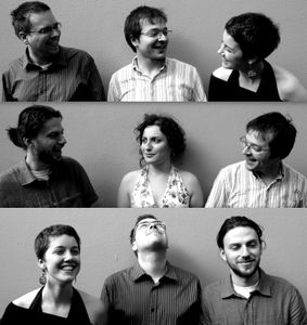 Members of the <!--LINK'" 0:262-->; <!--LINK'" 0:263--> (piano), George Dumitriu (guitar), <!--LINK'" 0:264--> (tuba), and <!--LINK'" 0:265--> (drums)