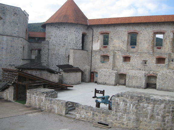 Žužemberk Castle Courtyard, 2011.