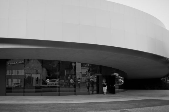 The building in Vitanje, initially the venue of the Cultural Centre of European Space Technologies (KSEVT) programme. Vitanje, 2012