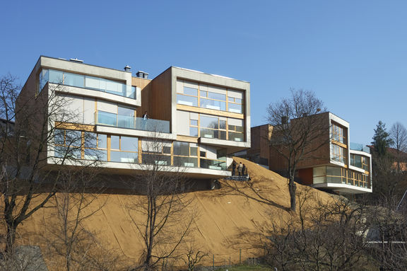 The Rock Villas apartment building in Celje, designed by ARK Arhitektura Krušec, 2006 - 2008
