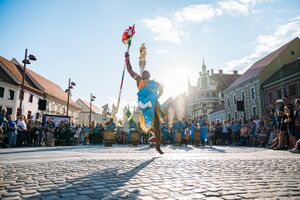 International folklore festival <i>Folkart</i> at Maribor's main city square, <!--LINK'" 0:891--> 2023. Author: Blaž Črnič