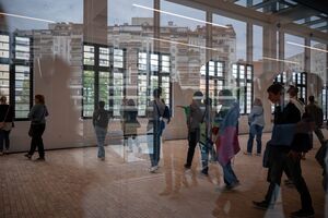 A visit to the construction site of the new production space in Ljubljana, <!--LINK'" 0:743-->. Author: Pia Kreže