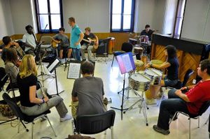 Daniel Noesig workshop at Novo mesto music school, <!--LINK'" 0:90-->, 2010.