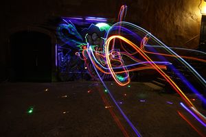 <i>Soulshine guerrilla</i> - lighting graffiti by Borut Bučinel at <!--LINK'" 0:1309-->, <!--LINK'" 0:1310-->, 2013