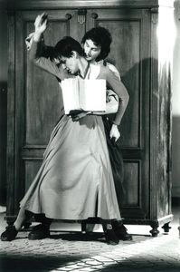 <i>Cricket in the Fist</i> by Muzeum Theatre, staged at the VIBA Studio, St. Joseph's Church, 1994. <!--LINK'" 0:663--> and <!--LINK'" 0:664--> as protagonists and founders of the Muzeum Theatre.