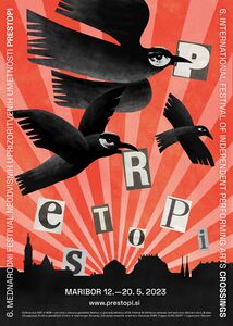 Poster for the 6th international festival of independent arts <!--LINK'" 0:24-->, 2023