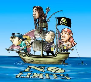 Caricature of <!--LINK'" 0:175-->, hardcore band from Koper, Slovenija