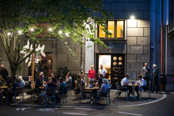 Outside Kinodvor Cinema, 2018.