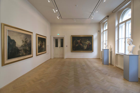 The 2016 set up of the permanent collection of the National Gallery of Slovenia.