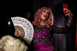 Drag Queen show at the 26th <!--LINK'" 0:621--> in Velenje. Photo: Staš Gregorič