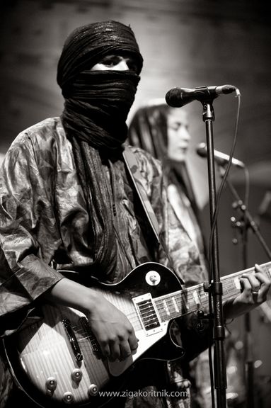 Dirtmusic (New York/ZDA, Melbourne/Avstralija, Ljubljana/Slovenija) and Tamikrest (Kidal, Mali) performing at Križanke during Druga godba Festival, Ljubljana, 2010